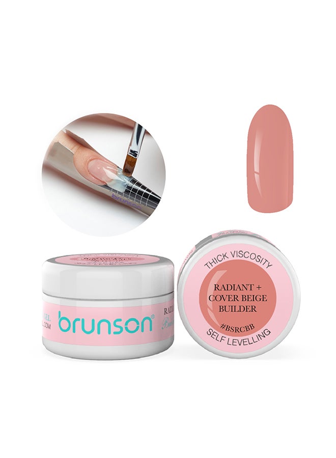 brunson Solid 3d Gel Self Levelling Sculpting Non-Sticky Hand For Nail Art Design 30 ml, BSRCBB