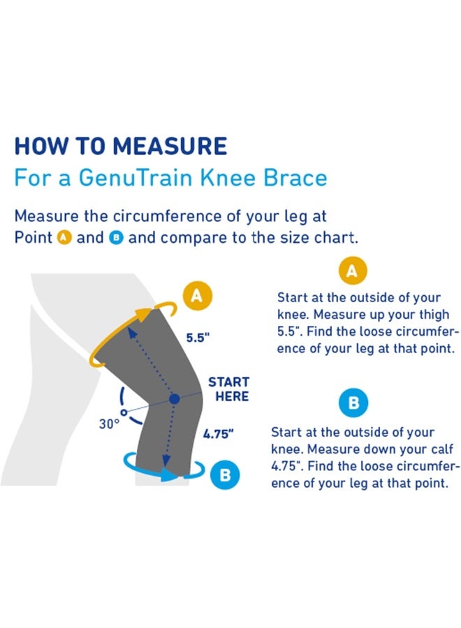 Bauerfeind GenuTrain Knee Support Brace (New Version) - Targeted Support for Pain Relief & Stabilization for Weak, Swollen & Injured Knees & Arthritis - Size 4 - Color Black - Image 4