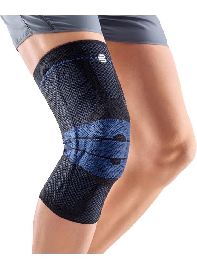 Bauerfeind GenuTrain Knee Support Brace (New Version) - Targeted Support for Pain Relief & Stabilization for Weak, Swollen & Injured Knees & Arthritis - Size 4 - Color Black - Image 1