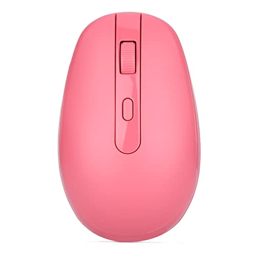 Rii Wireless Mouse RM700 2.4G Silent Mouse with USB Nano Receiver for Laptop,PC,Mac,Chromebook,Windows (Pink) - Image 1