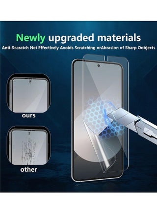 [6 Pack] Samsung Galaxy Z Flip 6 Screen Protector，2 Pcs Tempered Glass Back Screen Protector, 2 Pcs Camera Lens Protector, 2 Pcs Inner Screen Flexible Film, Touch Sensitive, Flexible TPU 24h Scratch Self-Healing - view 4