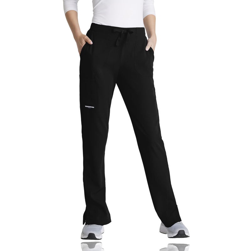 BARCO Skechers Vitality Charge Slim Fit Scrub Jogger for Women â€“ Black, Mid-Rise, 4-Pocket Bottoms w/ 4-Way Stretch â€“ Moisture Wicking, Quick-Shed, Anti-Static â€“ Large, Regular Fit - Image 1
