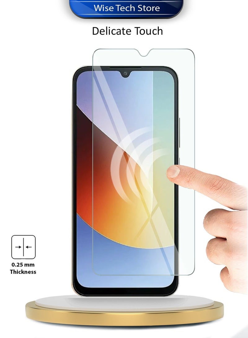 Wtech Xiaomi Redmi A7 Pro 4G / Redmi A7 4G / Xiaomi Poco C85x 5G 2026 WTech Premium Series Curved Edges 9H 2.5D Tempered Glass Screen Protector (MSG9CN) - Clear - Image 3