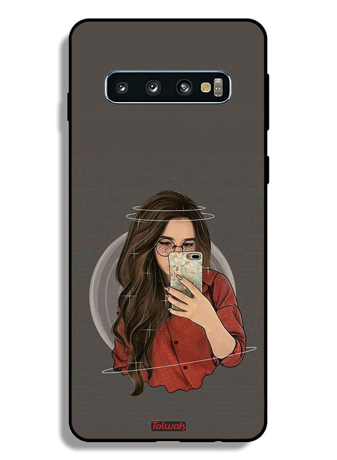 Tolwak Samsung Galaxy S10 Plus Protective Case Cover Making Selfie - Image 2