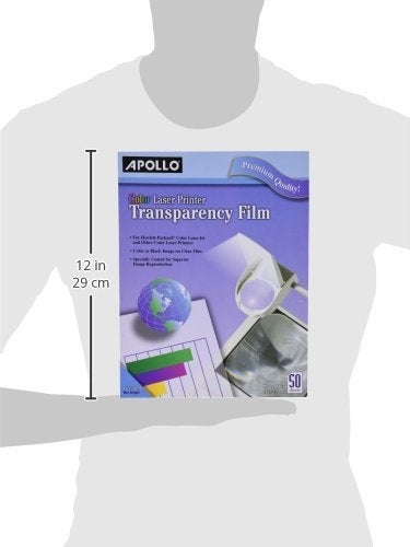 APOLLO Transparency Film for Laser Printers, Color, 50 Sheets/Pack (VCG7070), Clear - Image 5