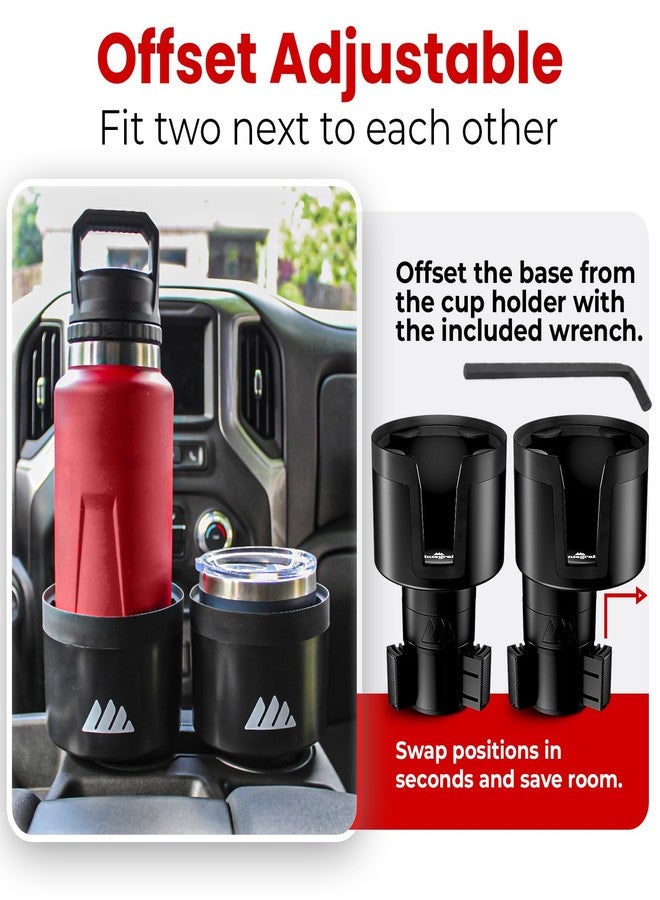 Integral Ultimate Expander Car Cup Holder - Adjustable Base - Expander & Organizer for Vehicles - Compatible with Coffee Mug, Yeti 14/24/36/46oz, Ramblers, Hydro Flasks 32/40oz, 3.4"-4.0" Bottles - Image 4