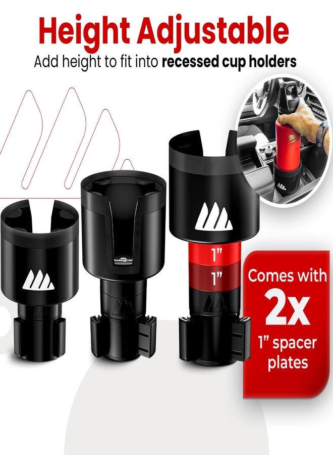 Integral Ultimate Expander Car Cup Holder - Adjustable Base - Expander & Organizer for Vehicles - Compatible with Coffee Mug, Yeti 14/24/36/46oz, Ramblers, Hydro Flasks 32/40oz, 3.4"-4.0" Bottles - Image 5