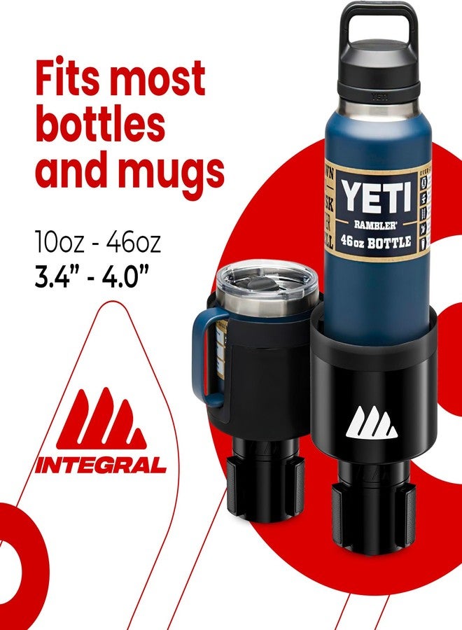 Integral Ultimate Expander Car Cup Holder - Adjustable Base - Expander & Organizer for Vehicles - Compatible with Coffee Mug, Yeti 14/24/36/46oz, Ramblers, Hydro Flasks 32/40oz, 3.4"-4.0" Bottles - Image 3