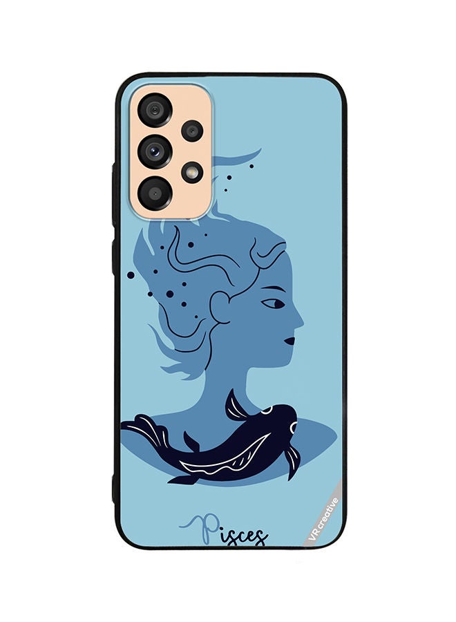 VR CREATIVE Protective Case Cover For Samsung Galaxy A72 Pisces Zodiac Sign 2 Design Multicolour - Image 1