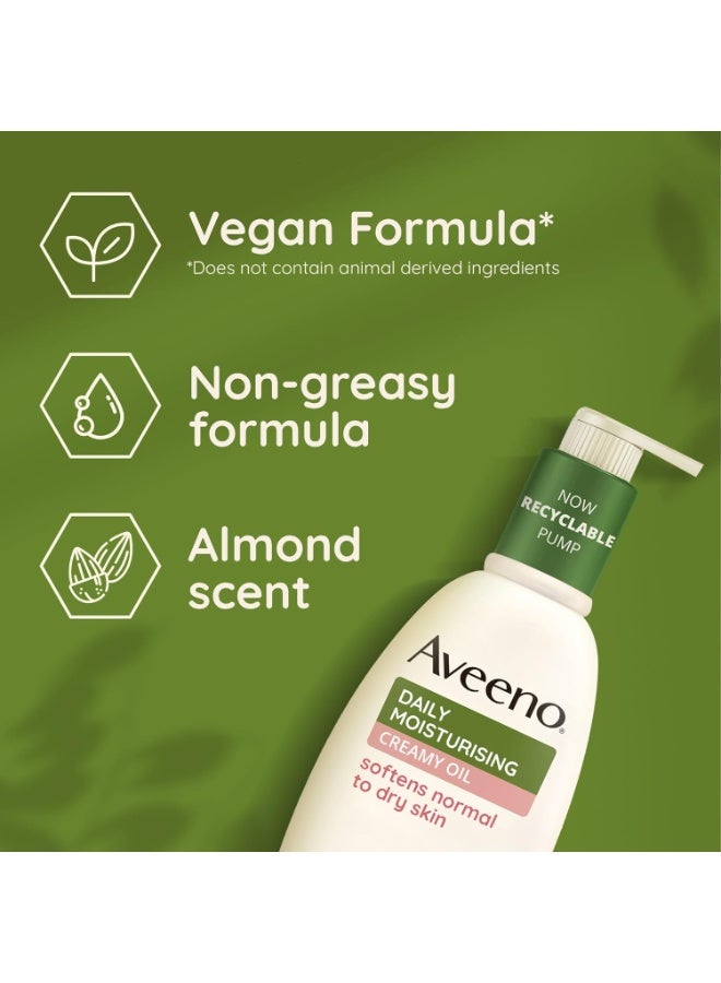 Aveeno Daily Moisturizing Creamy Oil 300ml - Image 3