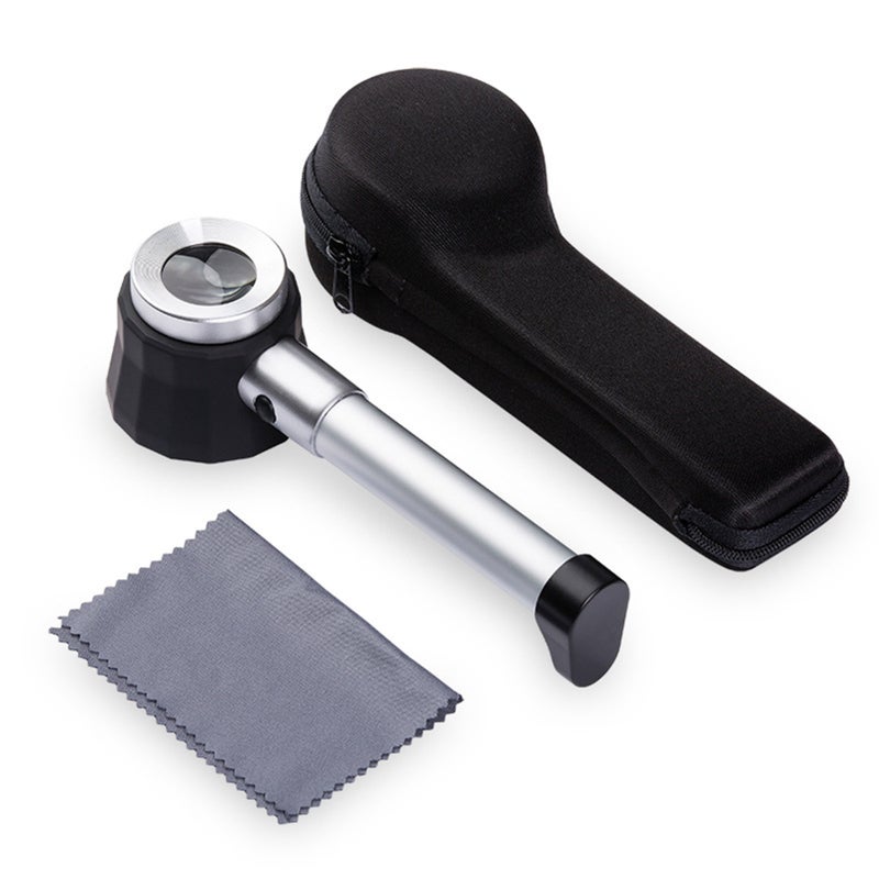 Magnifying Lens LED Lighted Magnifier 45X High Magnification Portable Handheld Glass for Reading Inspection Jewellery Crafts - Image 4