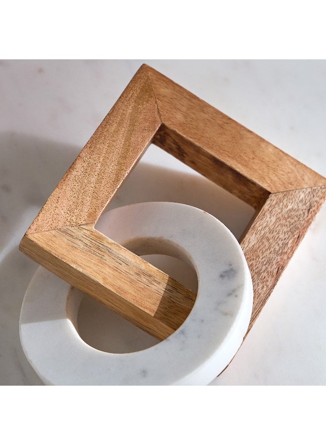 هوم بوكس ديكور ليف الهندسي المتشابك 15 × 15 × 9 سم - Image 2