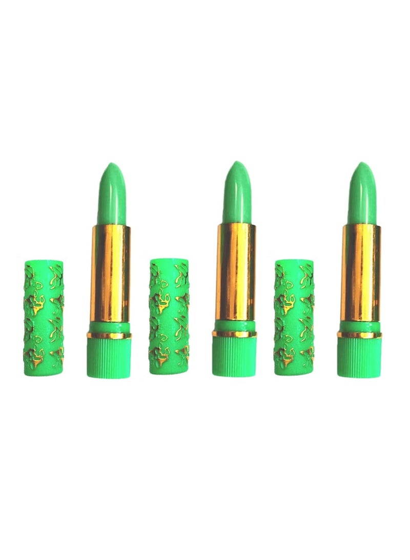Pack of 3 Magic Lipstick Green - Image 1