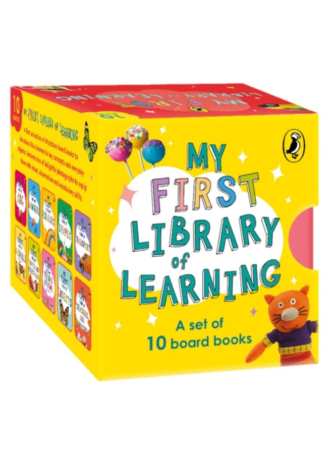 My First Library of Learning: Box set, Complete collection of 10 early learning board books for super kids, 0 to 3 | ABC, Colours, Opposites, Numbers, Animals (homeschooling/preschool/baby, toddler)  - Image 2