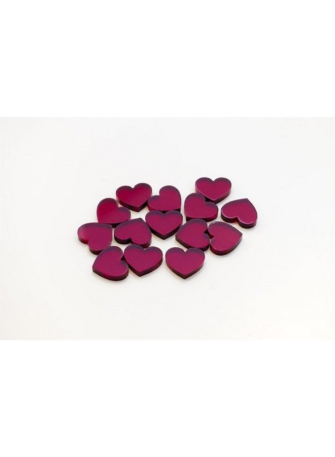 The Broken Token Acrylic Tokens - Heart Shaped Affection Tokens Compatible with Love Letter and Other Tabletop Games, Pack of 14