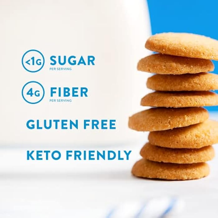 HighKey Gluten Free Vanilla Wafer Cookies - 3 Pack Low Carb Keto Snack Sugar Free Dessert Diabetic Snacks Healthy Diet Friendly Food Sweet for Adults Almond Flour Cookie Zero Sugar Added Protein Treat - Image 3