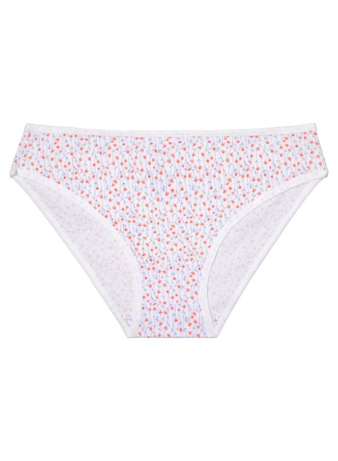 ميلك مجموعة من 3 قطع بيكيني حريمي، ملابس داخلية قطنية مطبوعة، مريحة وناعمة، تصميم أنيق للاستخدام اليومي - Image 3