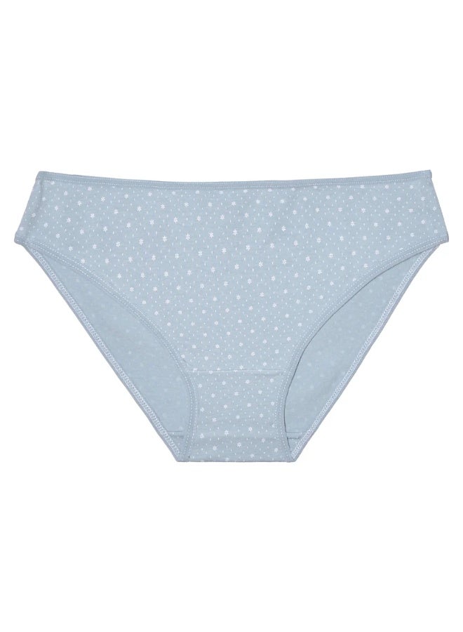 ميلك مجموعة من 3 قطع بيكيني حريمي، ملابس داخلية قطنية مطبوعة، مريحة وناعمة، تصميم أنيق للاستخدام اليومي - Image 4