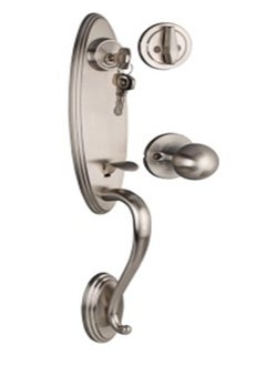 Yale Fancy Handle Satin Nickle Color 40-DH03-9181-22-11  - Image 3