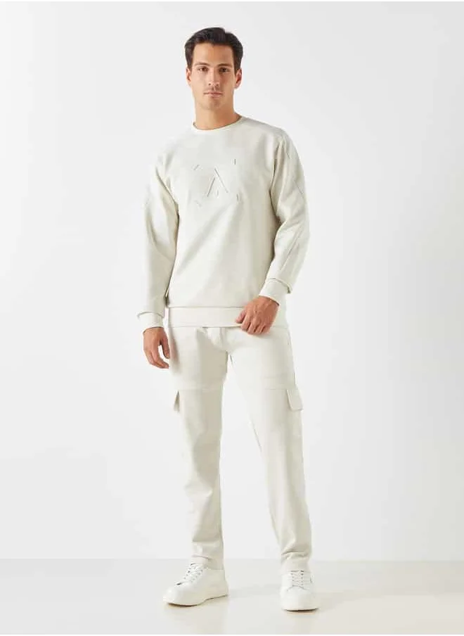 ADOT by Splash Solid Pants with Elasticated Waistband and Pockets