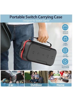 XICEN For Switch Carrying Case Compatible with Nintendo Switch Red  - Image 2