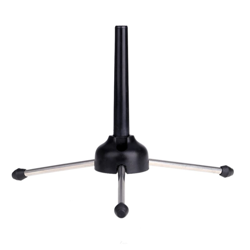 Lerodite Lerodite Flute Stand Clarinet Holder Foldable Wind Instrument Stand Woodwind Portable Tripod Stand Holder Attachment for Flute Clarinet Oboe 