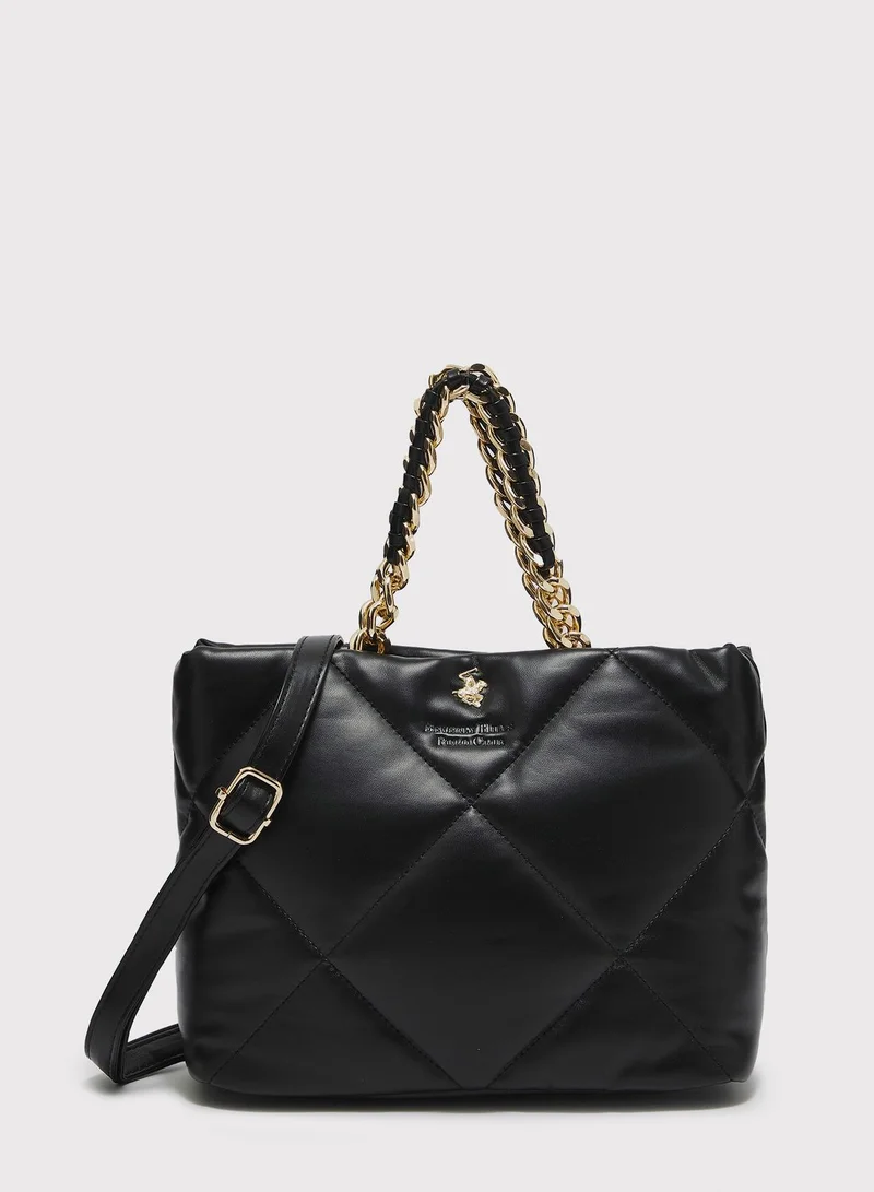 Beverly Hills Top Handle Tote Bag