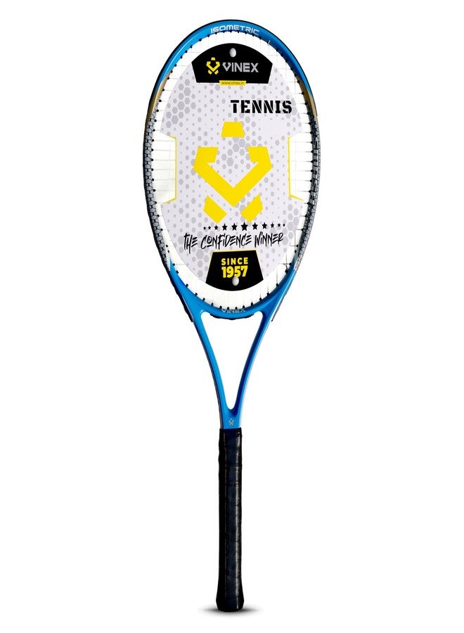 Vinex VTEC T750 Tennis Racquet - 27 Inch Carbon & Aluminum Racket, Lightweight 295g, Grip Size 6, Single Piece Construction with Carrying Bag - Image 4