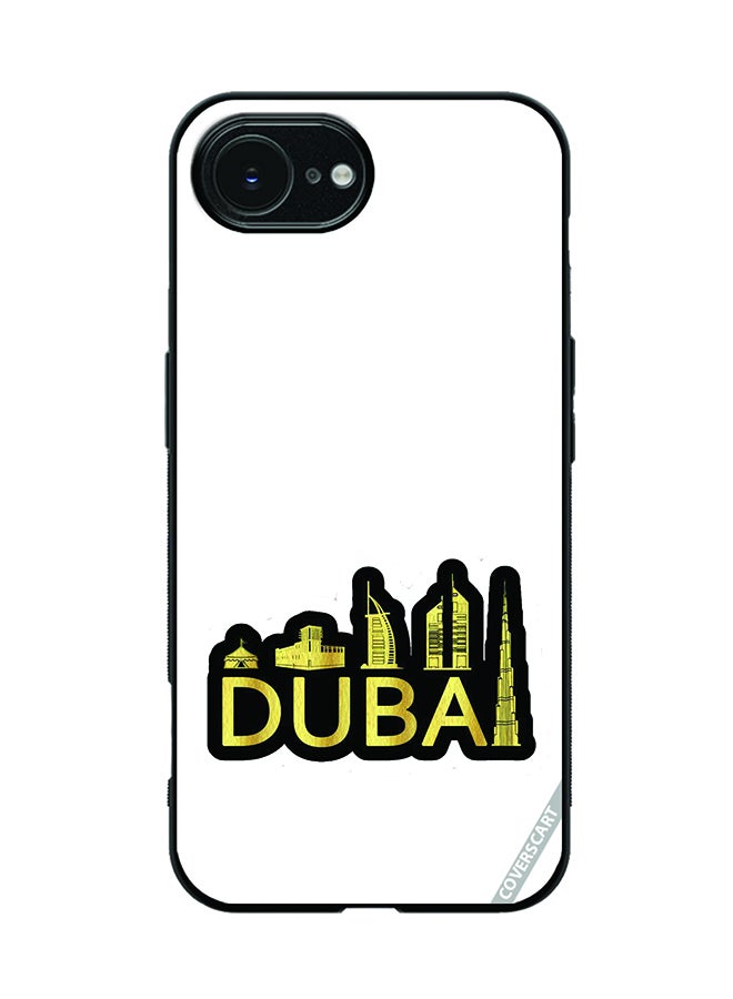 COVERSCART Protective Case Cover For Apple iPhone 16e Dubai Design Multicolour