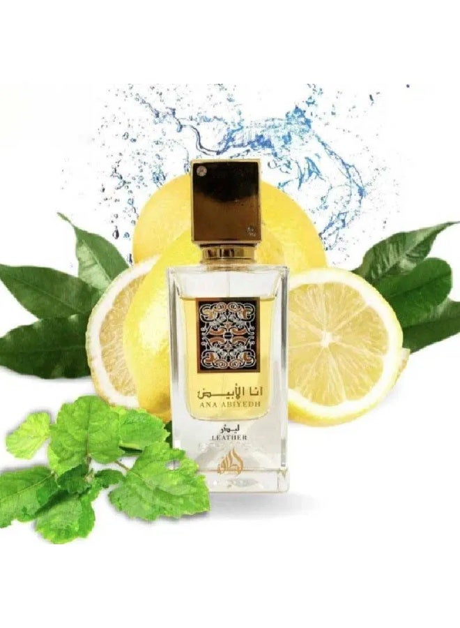 لطافة عطر أنا الأبيض ليذر EDP 60ملليلتر - Image 3