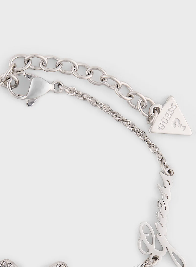 GUESS Crystals Detail Single Bracelet