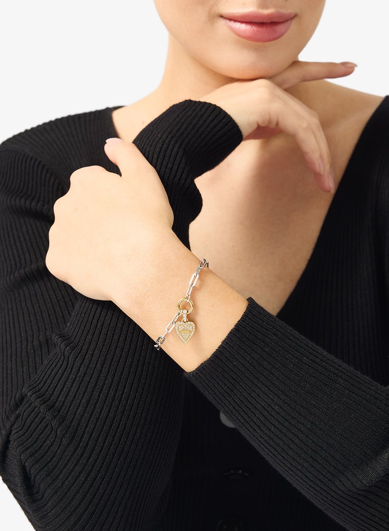 GUESS Crystals Detail Single Bracelet - Image 5