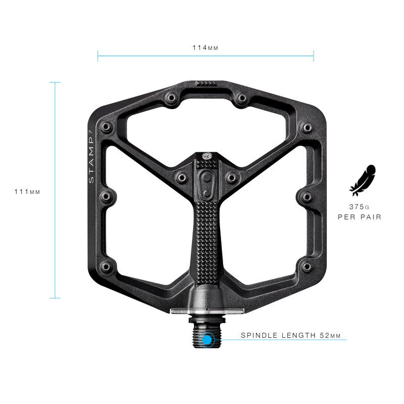 Crankbrothers Stamp 7 Large Black - Image 2