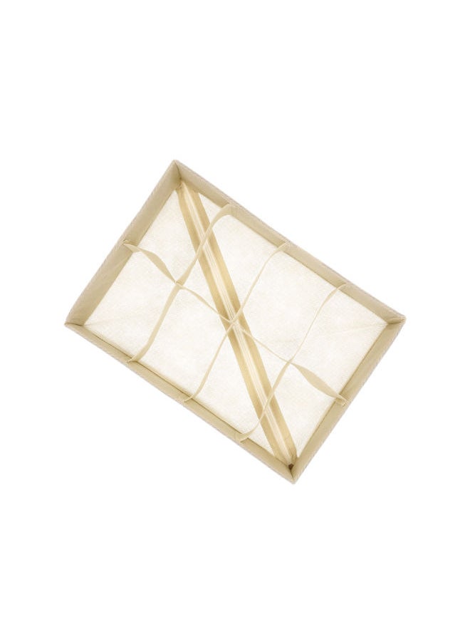 Homez HOMEZ FABRIC 8 COMPARTMENT DRAWER ORGANIZER BEIGE  - Image 3