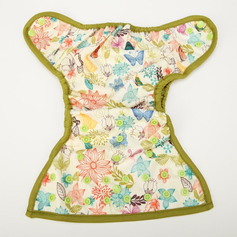 Sigzagor Baby Diaper Cover Nappy One Size 8lbs to 36lbs for Grils (Bloom) - Image 3