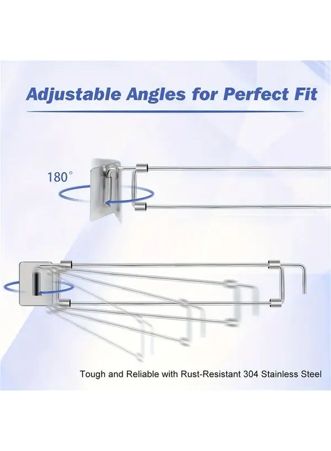 Stainless Steel Adjustable Refrigerator Cart Pull Out Handle 12.5 To 22.5 Inches 1pc Universally Applicable For RV Camping Food And Beverage Storage - Image 3