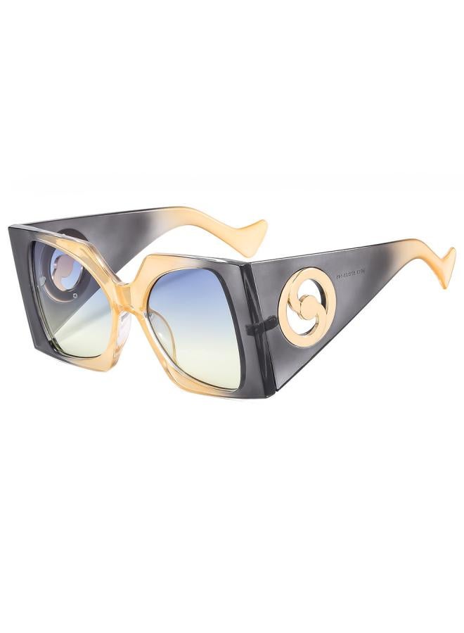 New Large Frame Fashion Jelly Square Women's Wide Leg Sunglasses European And American Fashion Style Sunglasses 56 3