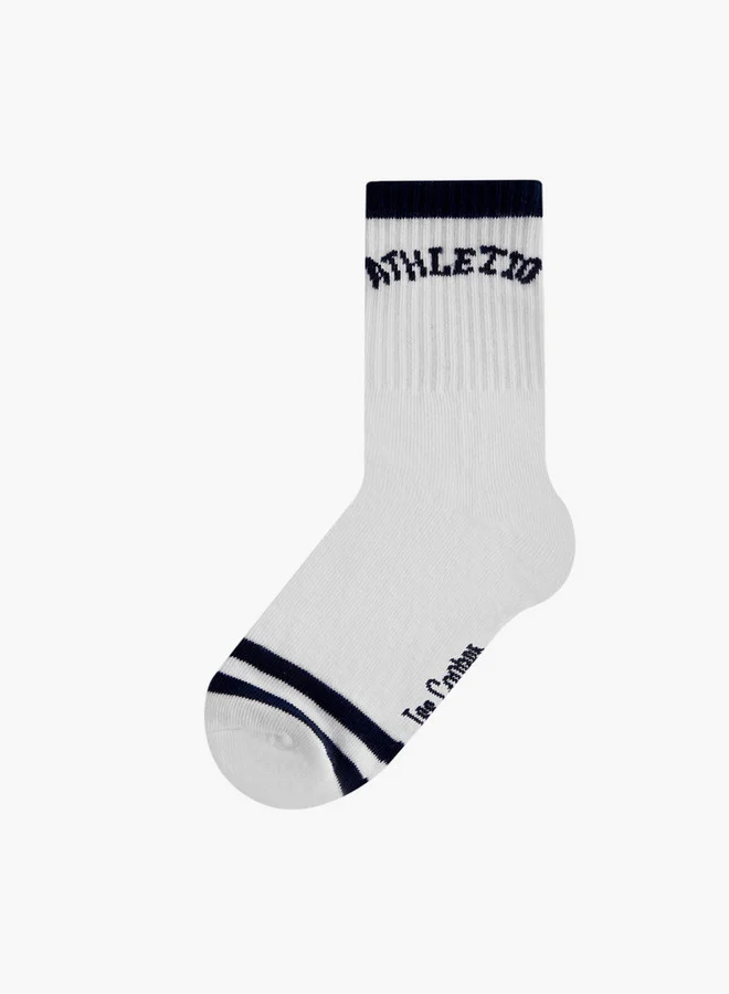 لي كوبر Textured Crew Length Socks - Set of 5