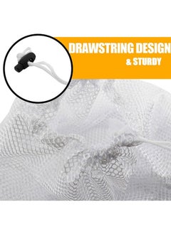 HY 4PCS Mesh Laundry Bags Laundry Net Bag Drawstring Reusable Durable Washing Net Bag for Clothes Underwear Delicates Socks Baby Clothes Bra Shoes Knitted Garments  - Image 4