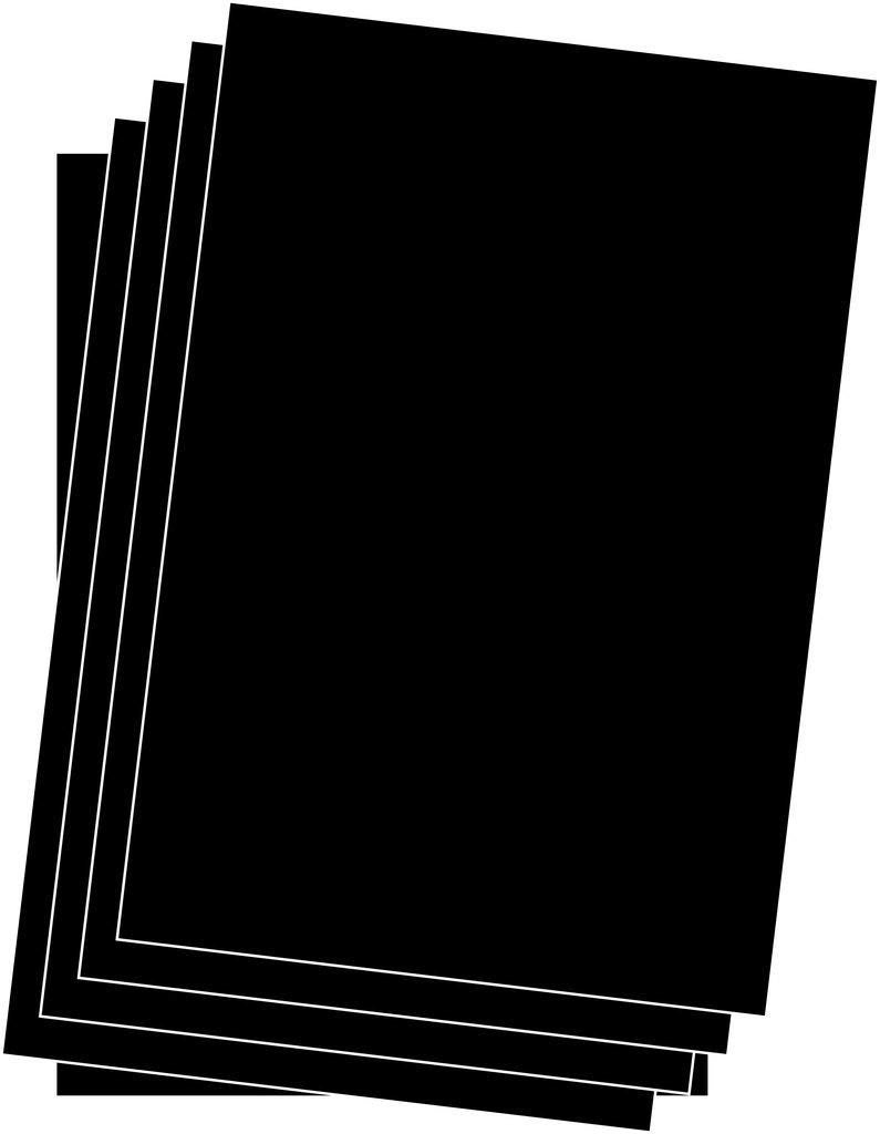 AMINIT A4 Black Color Paper/Sheet Pack of 50 Sheets-Black - Best for Art & Craft Work, Project Work(180gsm) - Image 5