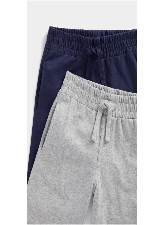 Grey and Navy Jersey Shorts 2 Pack - pzsku/Z787ACE76CA3A2428476AZ/45/_/1710491933/2765c400-fe6a-4139-876f-8508410f909a