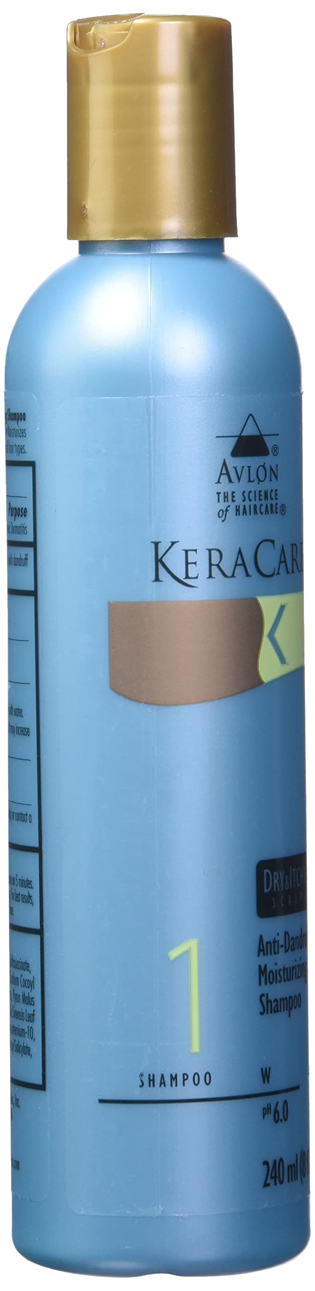 KeraCare Moisturizing Shampoo,8 oz - Sulfate Free, Relieves Dry and Itchy Scalp Conditions, Eliminates Flakes, Liquid Volume 240 ml - Image 3