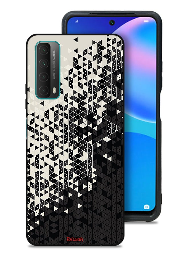 Tolwak Huawei P smart (2021) Protective Case Cover Pattern Digital Art Triangle - Image 1