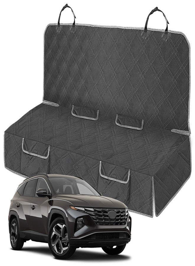 Kistrba Dog Car Seat Cover Compatible with Hyundai Tucson 2010-2025, Waterproof Pet Bench Seat Cover for Back Seat, 600D Heavy Duty Scratch Proof Nonslip Truck Seat Covers for Dogs - Image 1