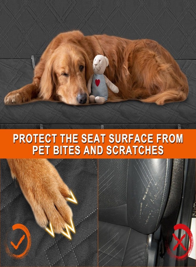 Kistrba Dog Car Seat Cover Compatible with Hyundai Tucson 2010-2025, Waterproof Pet Bench Seat Cover for Back Seat, 600D Heavy Duty Scratch Proof Nonslip Truck Seat Covers for Dogs - Image 4