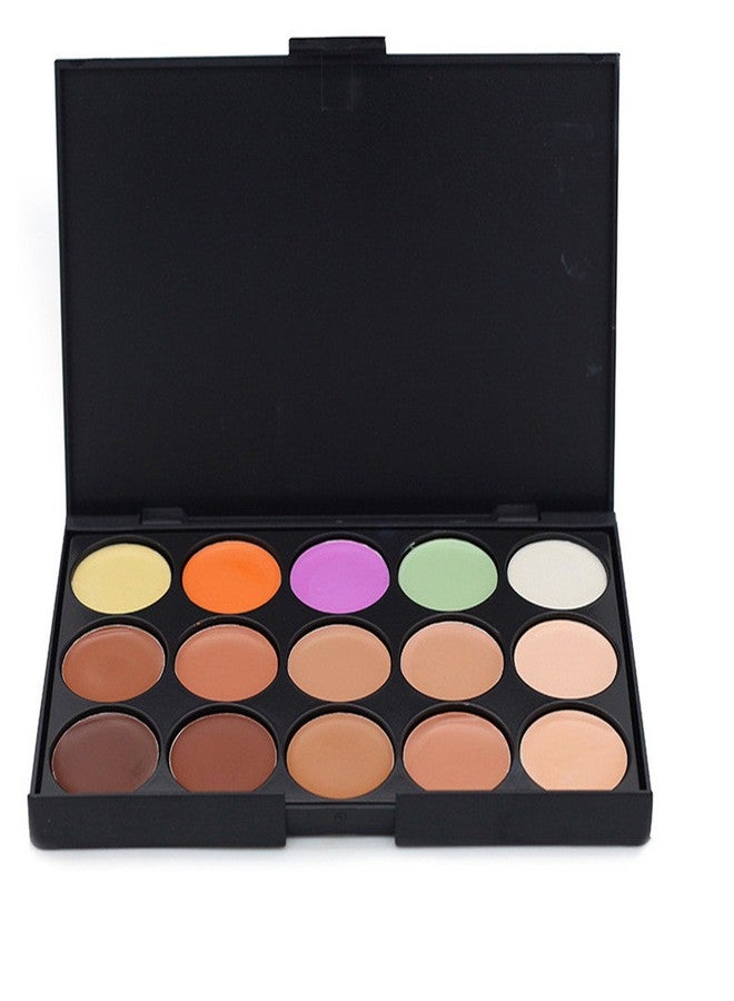 FantasyDay 15 Colors Cream Contour Face Concealer Palette, FantasyDay Long Lasting Full Hydrating Coverage Conceals Corrects Foundation Camouflage Makeup Gift Set for Correcting Dark Circles Acne Blemish #3 - Image 2