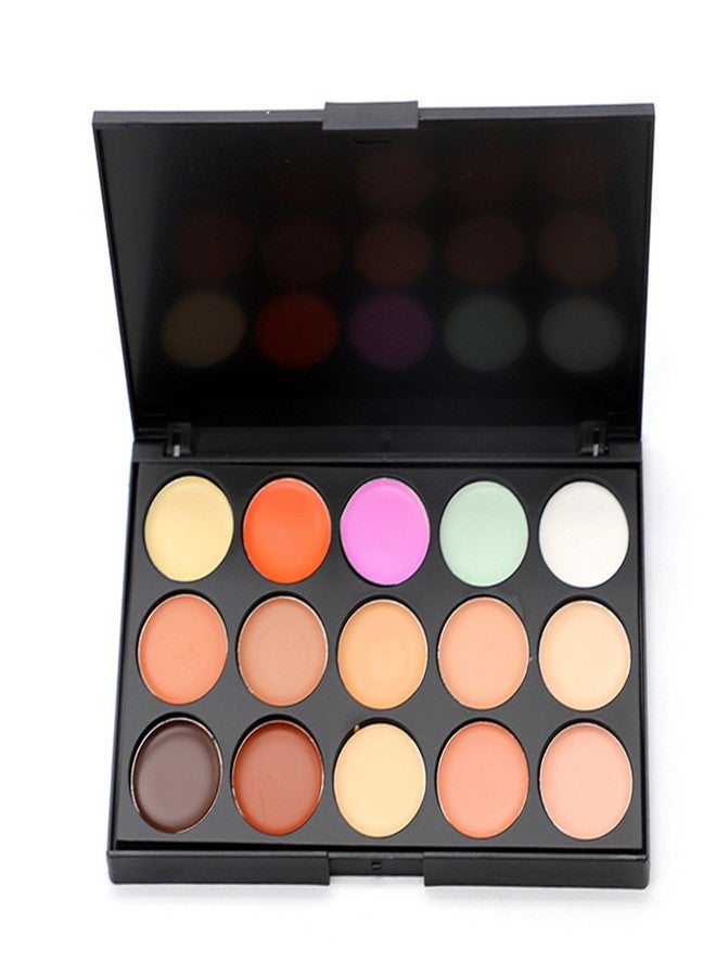 FantasyDay 15 Colors Cream Contour Face Concealer Palette, FantasyDay Long Lasting Full Hydrating Coverage Conceals Corrects Foundation Camouflage Makeup Gift Set for Correcting Dark Circles Acne Blemish #3 - Image 3