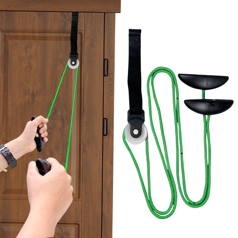 AARAM Overhead Shoulder Pulley Equipment Kit with Rope for Physical Therapy for Frozen Shoulder and Hand Physiotherapy Exercise and General Hand Movement Exercise with Strap