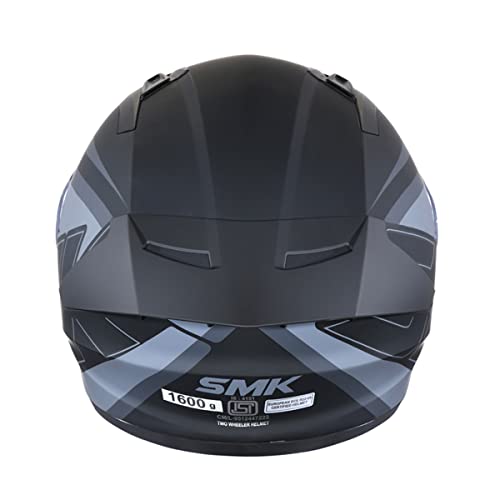 SMK Helmets SMK Stellar Sports Stage Full FACE Helmet with PINLOCK Fited (MA262)-M - Image 5