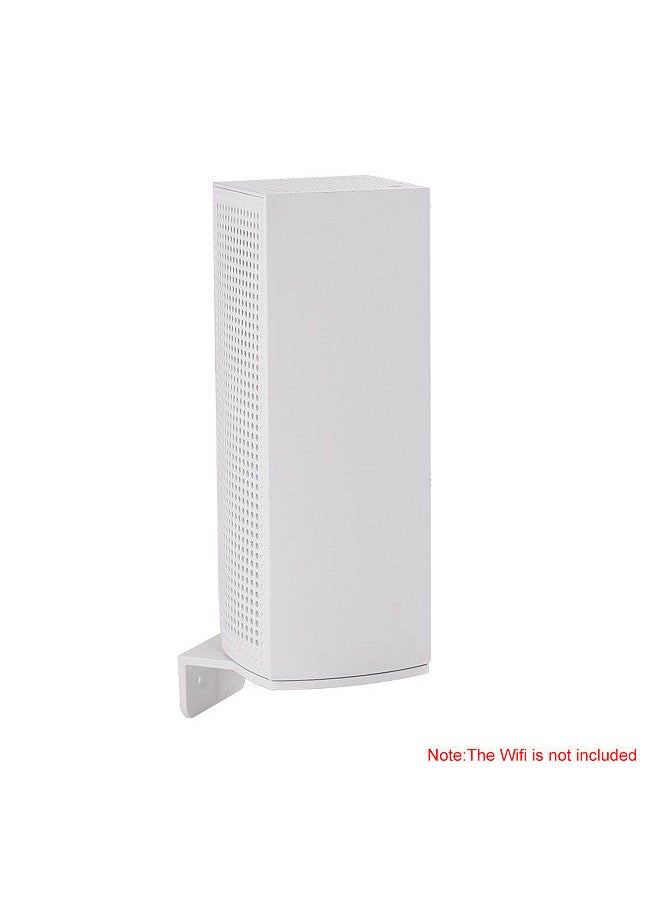 Generic - Wall Mount Bracket Stand Holder for Linksys Velop Tri-band Whole Home WiFi Mesh System, White 1 Pack - Image 1